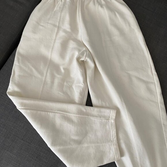 ZARA PLUSH JOGGING WIDE PANTS - Picture 7 of 8